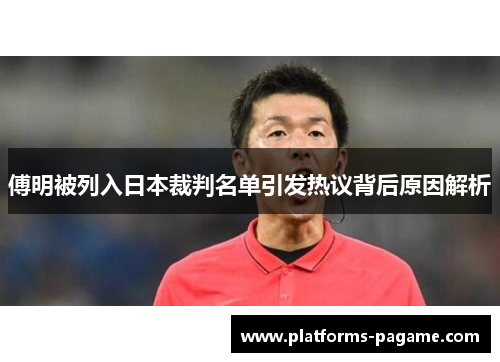 傅明被列入日本裁判名单引发热议背后原因解析